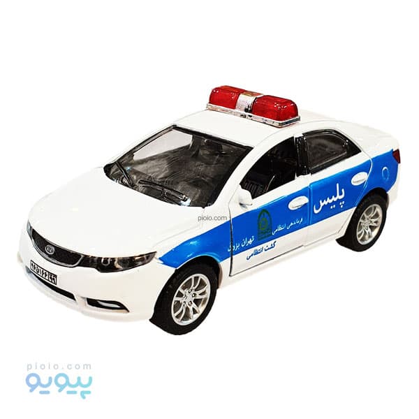 ماکت فلزی ماشین پلیس مدل کیا سراتو آیتم YT3406 عمده و کارتنی — تصویر ۵