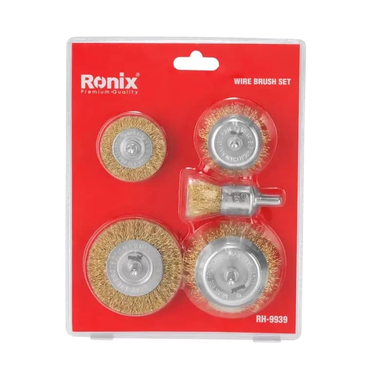 مجموعه پنج عددی فرچه سیمی ساق دار رونیکس مدل RONIX RH-9939