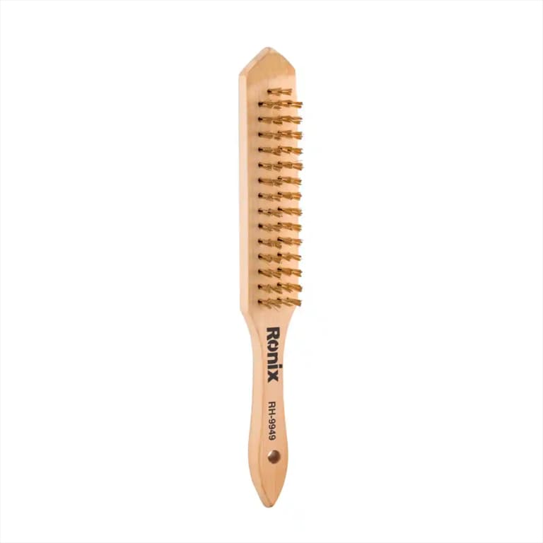 فرچه سیمی دستی دسته چوبی چهار ردیفه رونیکس مدل RONIX RH-9949 — تصویر ۳