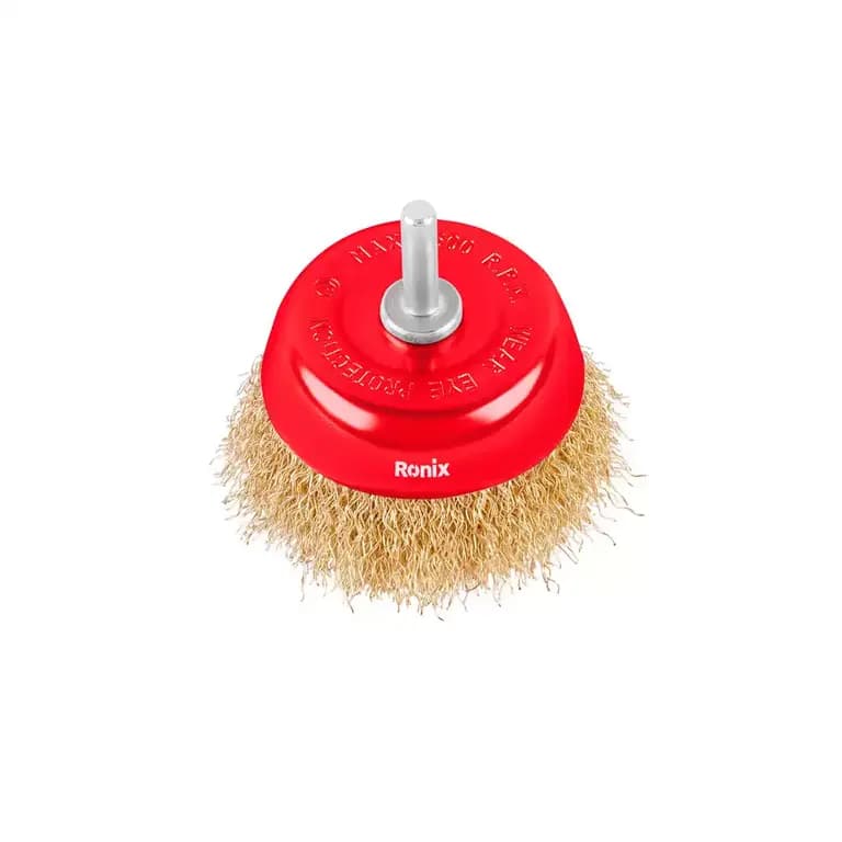 فرچه سیمی کاسه ای ساق دار ۷۵ میلی متری رونیکس مدل RONIX RH-9947 — تصویر ۲