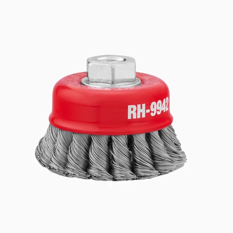 فرچه سیمی کاسه ای گره ای ۷۵ میلی متری رونیکس مدل RONIX RH-9942