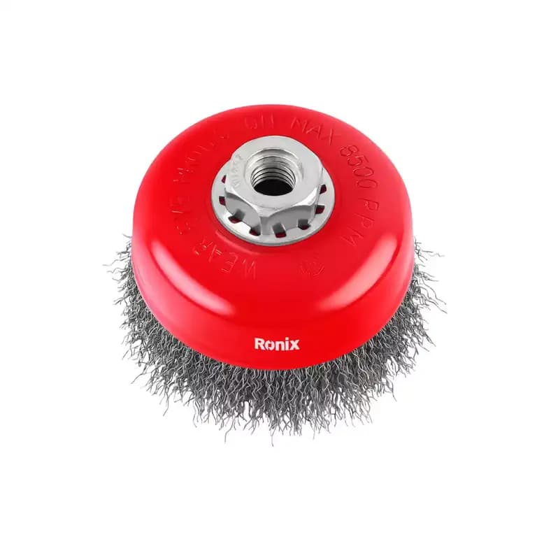 فرچه سیمی کاسه ای ۱۰۰ میلی متری رونیکس مدل RONIX RH-9941 — تصویر ۲
