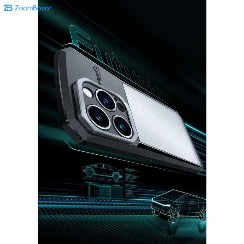 قاب اپیکوی مدل Xundd Cyber مناسب برای گوشی موبایل اپل iPhone 16 Pro — تصویر ۸