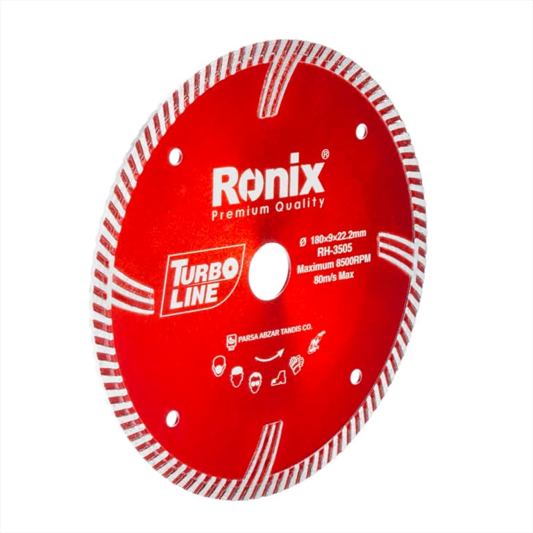 صفحه گرانیت بر توربو ۱۸۰ میلی متری رونیکس مدل RONIX RH-3505 — تصویر ۳