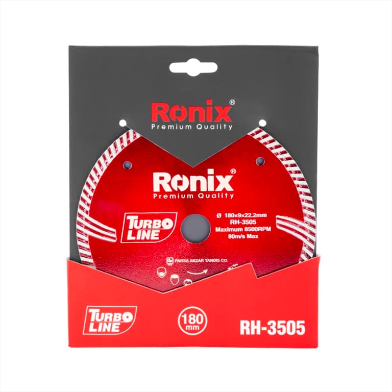 صفحه گرانیت بر توربو ۱۸۰ میلی متری رونیکس مدل RONIX RH-3505 — تصویر ۵