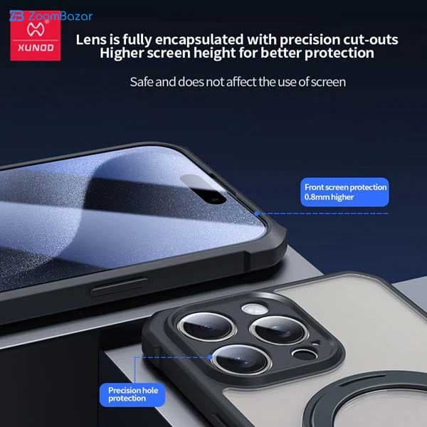 قاب اپیکوی مدل Xundd Rotating 360 Magnetic مناسب برای گوشی موبایل سامسونگ Galaxy S22 Ultra — تصویر ۳