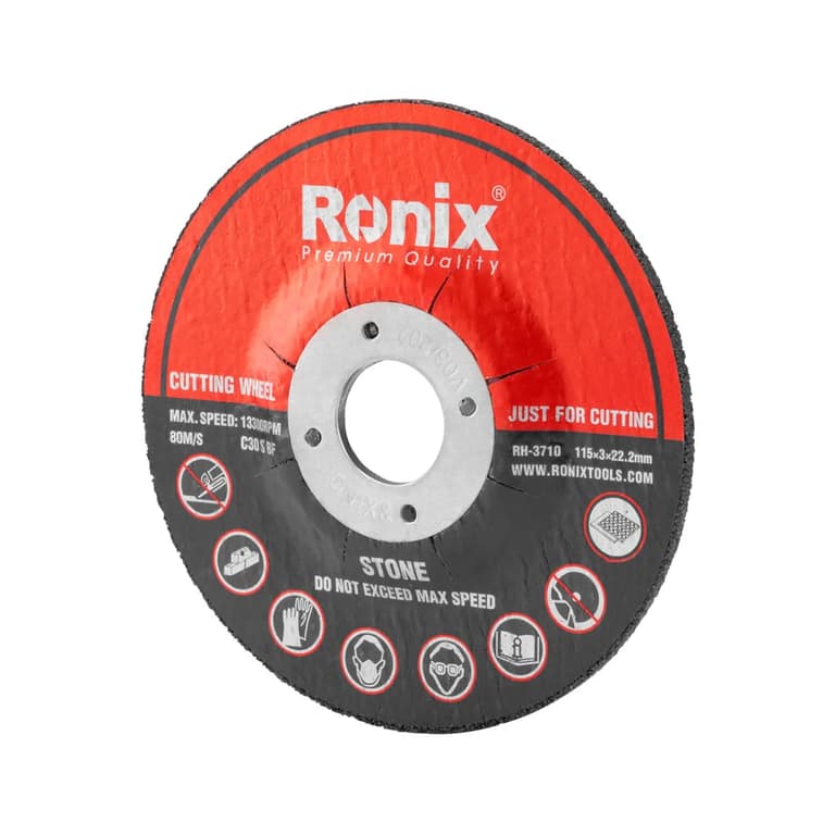 صفحه برش سنگ ۱۱۵ × ۳ میلی متری رونیکس مدل RONIX RH-3710 — تصویر ۲