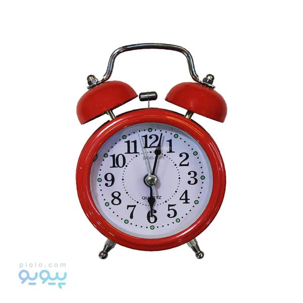 ساعت رومیزی فانتزی کوچک قرمز