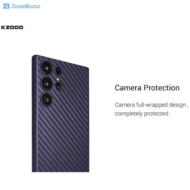 قاب کی زد دوو مدل Carbon مناسب برای گوشی موبایل سامسونگ Galaxy S24 Ultra — تصویر ۷