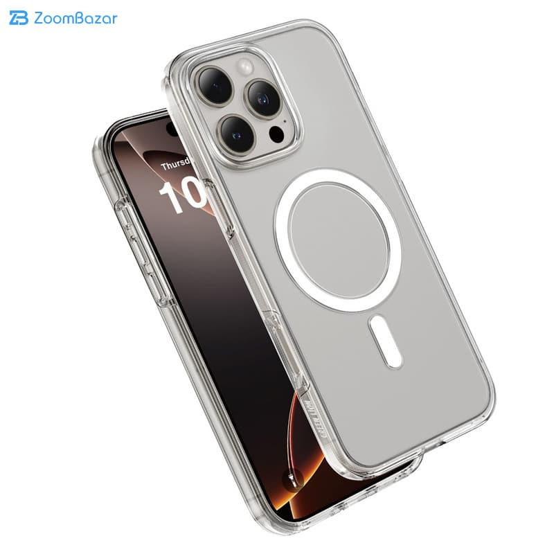 قاب گرین لاین مدل magsafe crystal clear مناسب برای گوشی موبایل اپل Iphone 16 pro max — تصویر ۴
