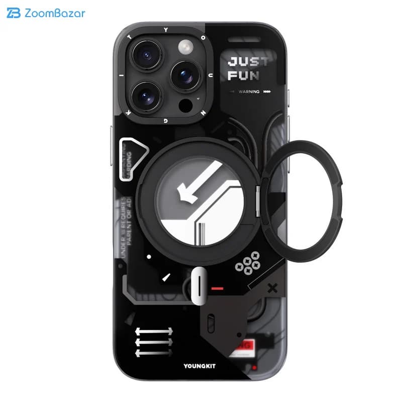 قاب یانگ کیت مدل Cyberpunk 360° مناسب برای گوشی موبایل اپل iphone 16 PRO MAX — تصویر ۱۱