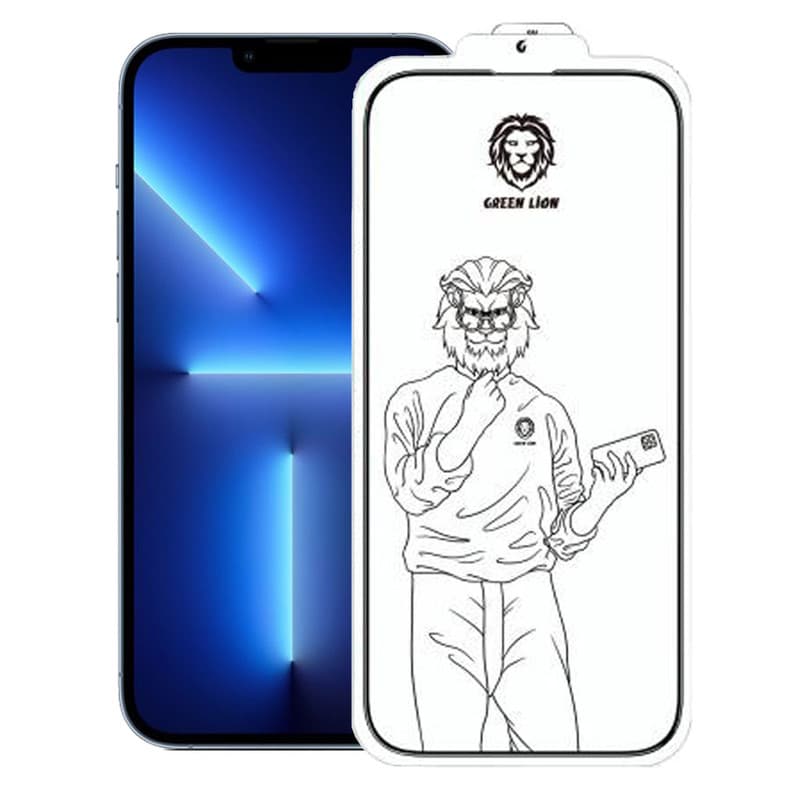 گلس گرین لاین مدل Steve Clear مناسب برای گوشی موبایل اپل iPhone 13 Pro Max/ 14 Plus
