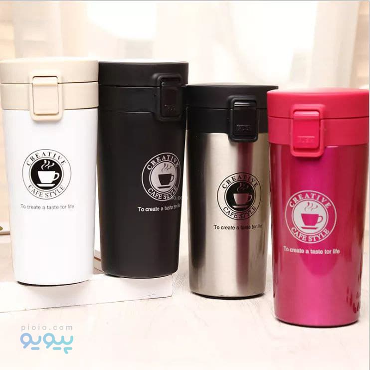 تراول ماگ مدل Cafe style تک و عمده — تصویر ۴