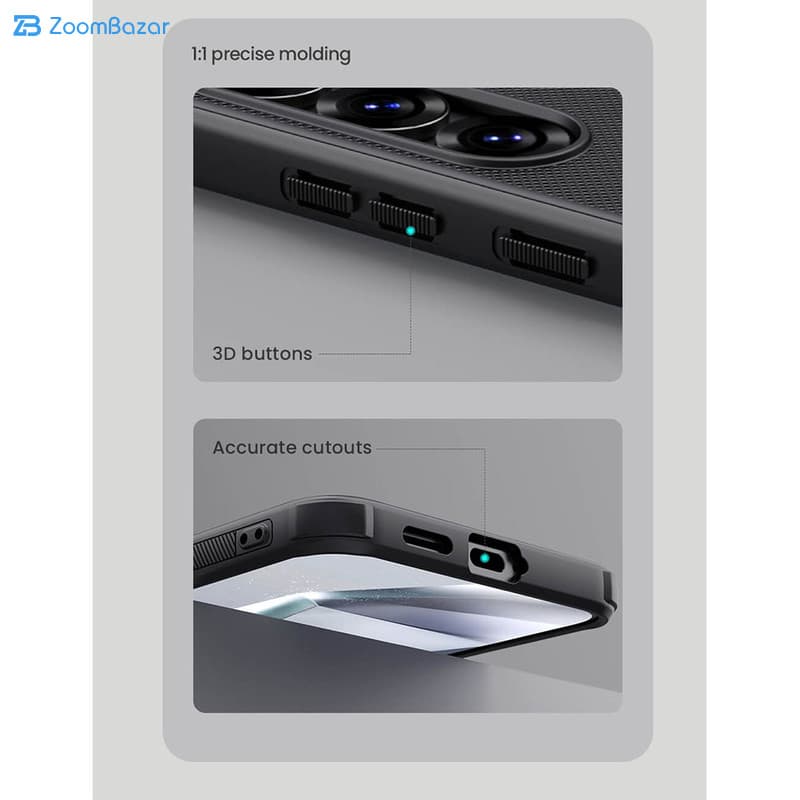 قاب نیلکین مدل Super Frosted Shield Pro Magnetic مناسب برای گوشی موبایل سامسونگ Galaxy S25 — تصویر ۴
