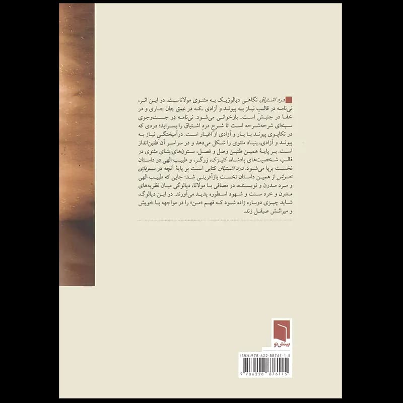 درد اشتیاق اثر نیما قربانی نشر بینش نو — تصویر ۲