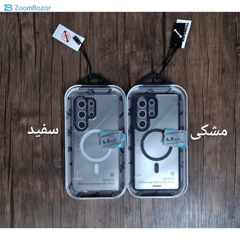 قاب یانگ کیت مدل Gem Magnetic مناسب برای گوشی موبایل سامسونگ Galaxy S25 Ultra — تصویر ۳