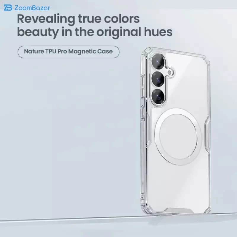 قاب نیلکین مدل Nature TPU Pro Magnetic مناسب برای گوشی موبایل سامسونگ Galaxy S25 Plus — تصویر ۱۲