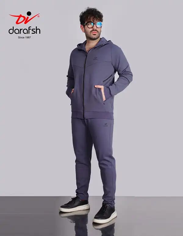 سوئیشرت شلوار مردانه درفش کد 8093 — تصویر ۵