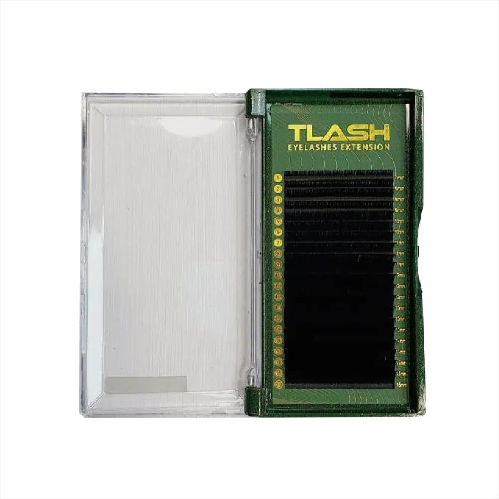 پالت مژه اکستنشن والیوم 20 لاین تی لش TLASH تک سایز 16 ضخامت 0.07 فر CC
