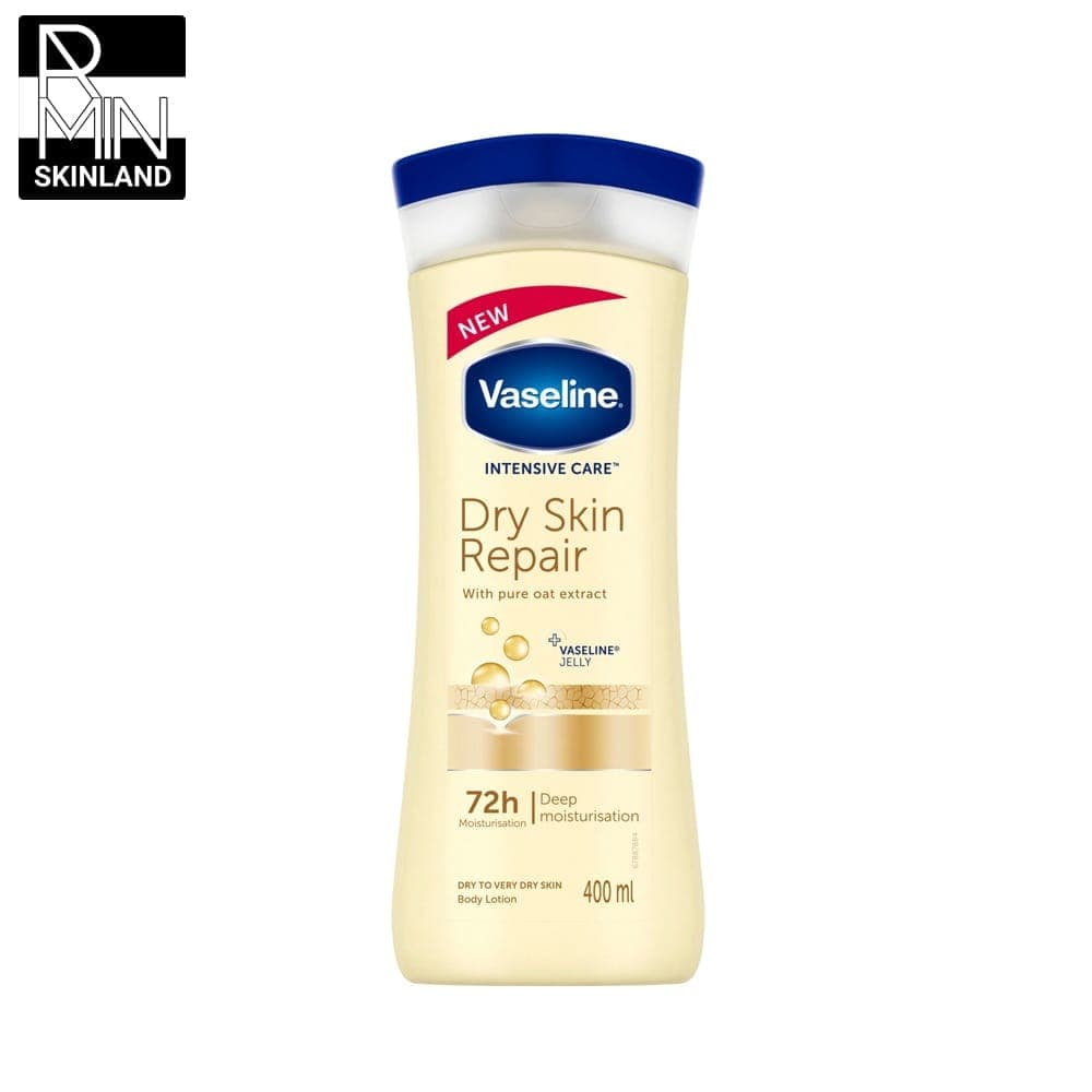 لوسیون بدن پوست خشک وازلین مدل Dry Intensive Care حجم 400ml