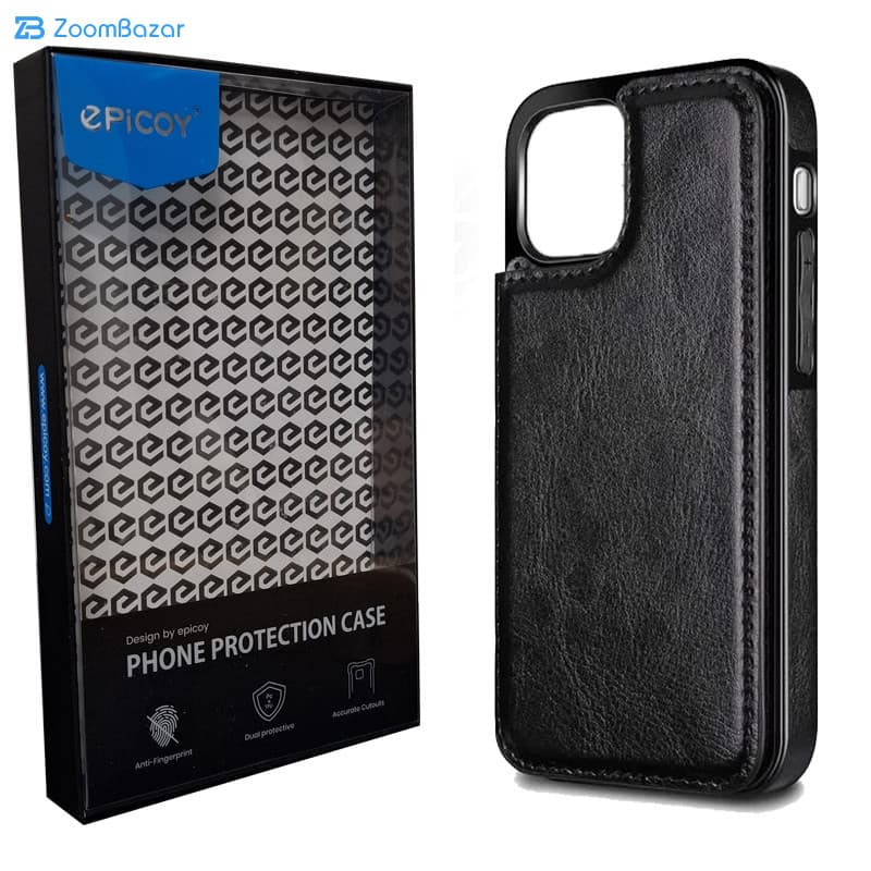 کاور اِپیکوی مدل Leather Detachable Wallet مناسب برای گوشی موبایل اپل iPhone 16 Pro Max — تصویر ۲
