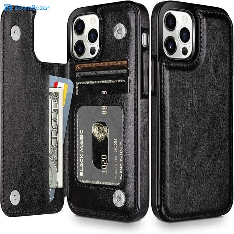 کاور اِپیکوی مدل Leather Detachable Wallet مناسب برای گوشی موبایل اپل iPhone 16 Pro Max — تصویر ۷