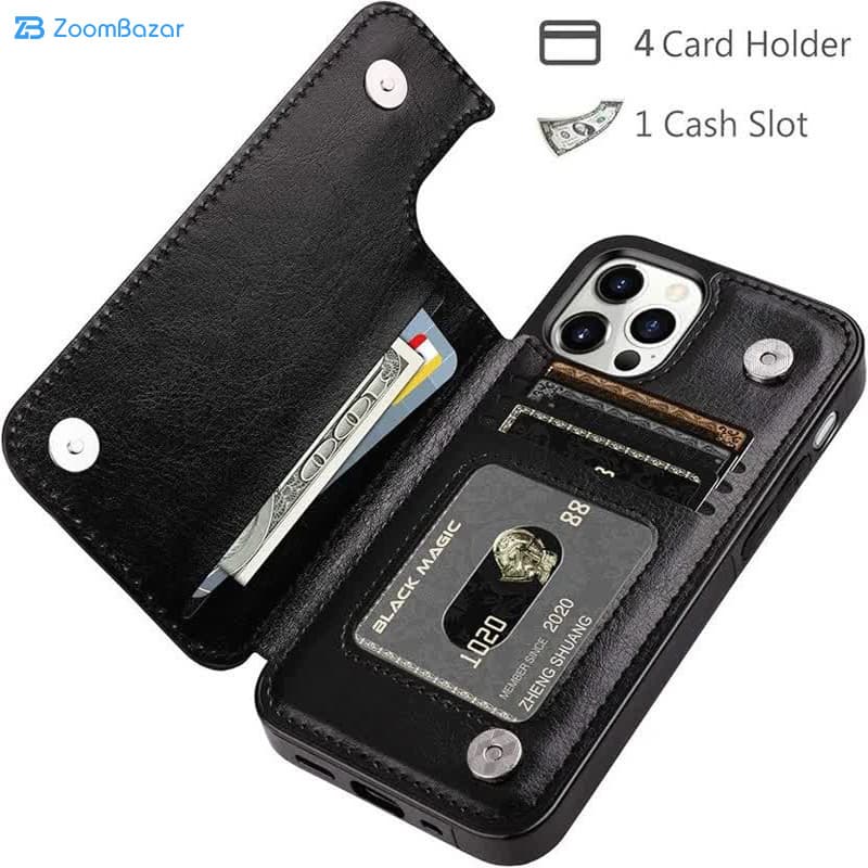 کاور اِپیکوی مدل Leather Detachable Wallet مناسب برای گوشی موبایل اپل iPhone 16 Pro Max — تصویر ۸