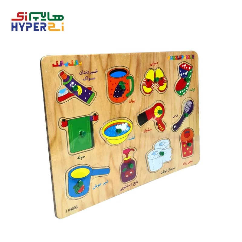 بازی جورچین صفحه ای پین دار