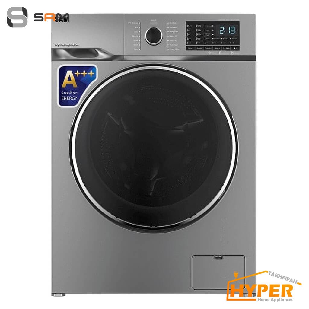 ماشین لباسشویی سام BL-Q1475IB اینوکس 8 کیلویی