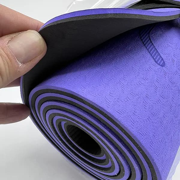 مت یوگا خط دار TPE ضخامت ۸ میلیمتر — تصویر ۴