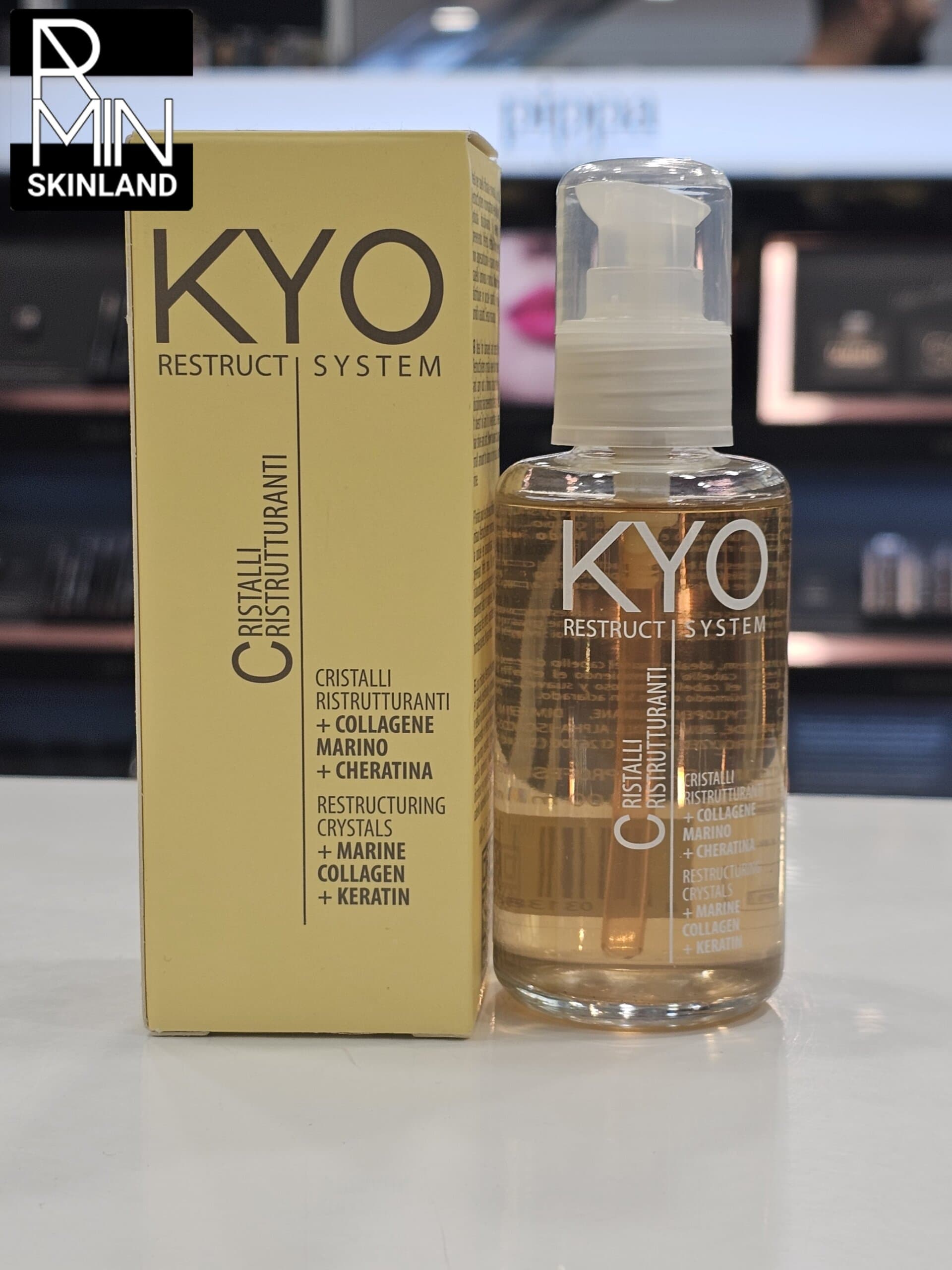 سرم مو کریستال کیو KYO حجم 100ml — تصویر ۴