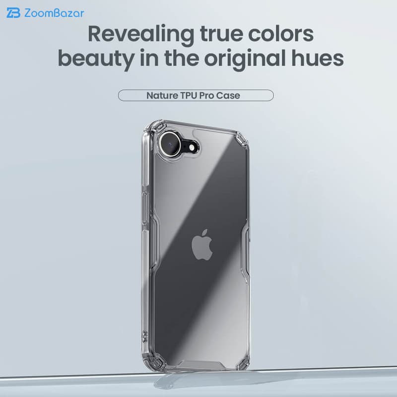 قاب نیلکین مدل Nature TPU Pro مناسب برای گوشی موبایل اپل iPhone 16e — تصویر ۸