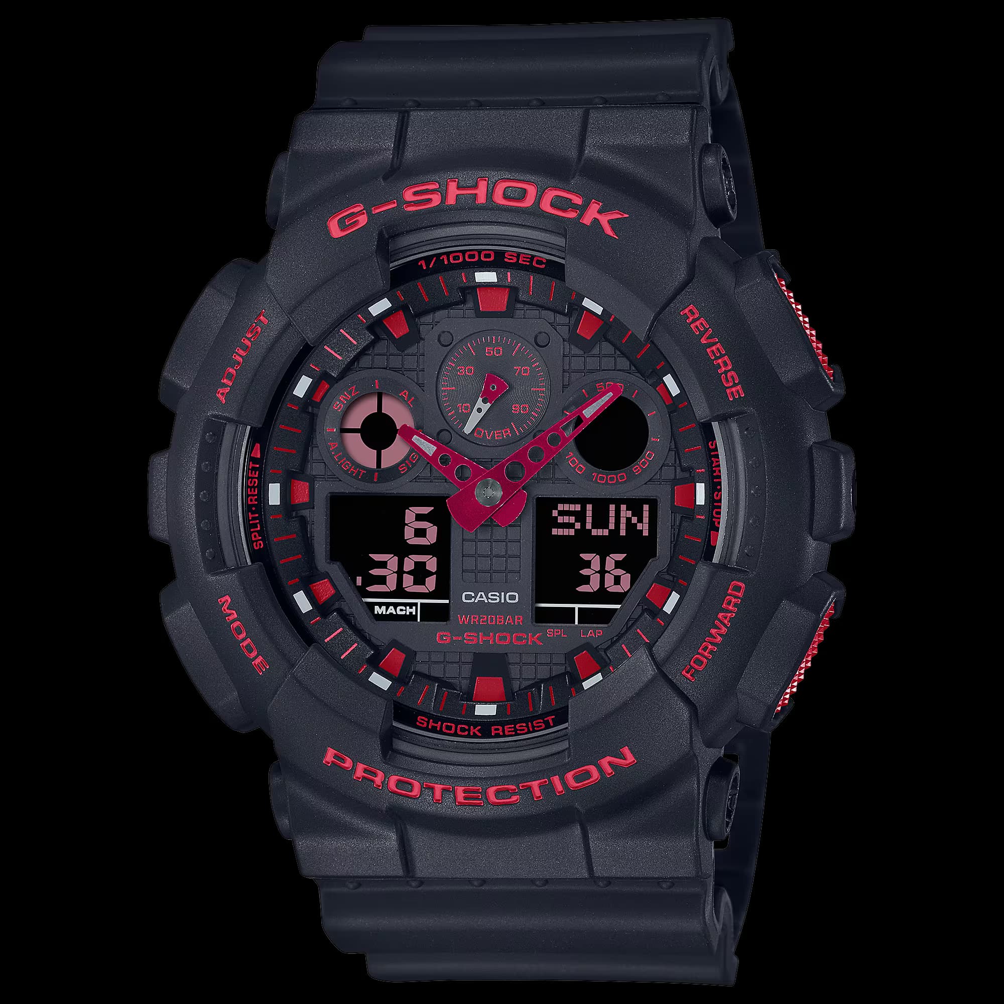 ساعت مچی مردانه کاسیو G-Shock، کد GA-100BNR-1ADR