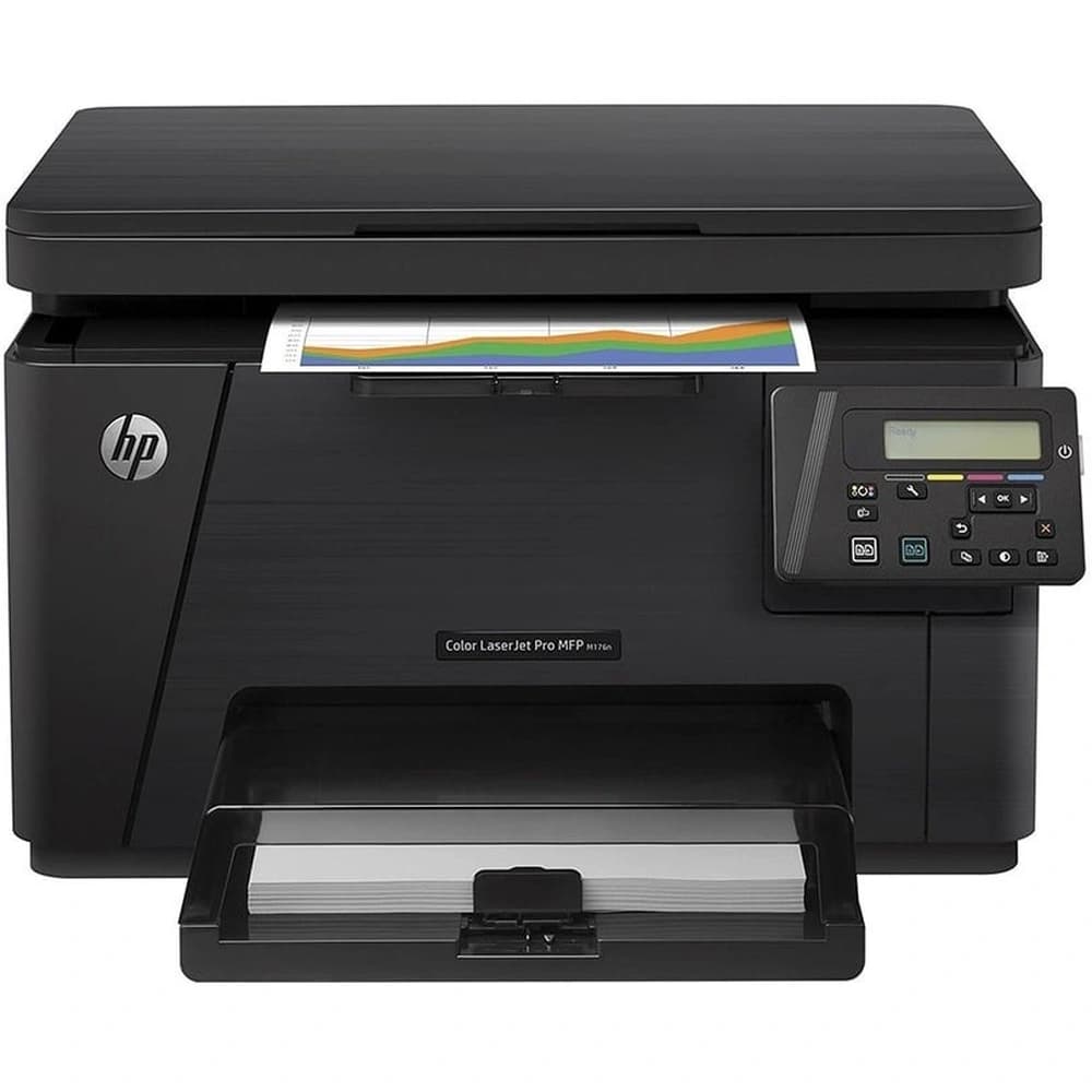 پرینتر چندکاره رنگی HP Color LaserJet Pro MFP M176n (استوک)