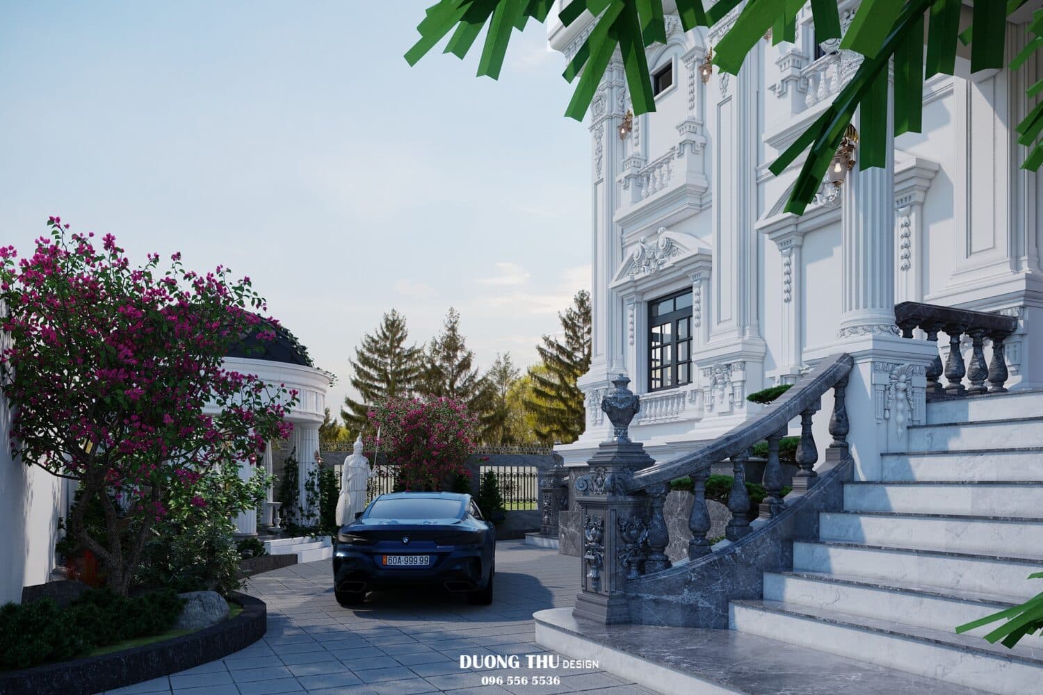 دانلود مدل سه بعدی نمای خارجی ویلای تریپلکس 3D Villa Exterior2 Model — تصویر ۴