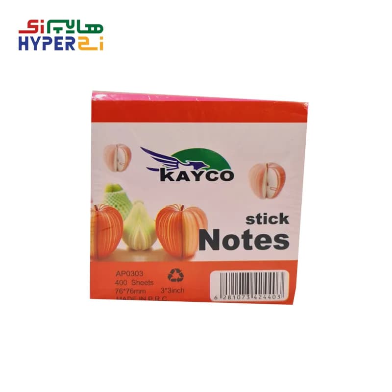 استیکی نوت 5 رنگ چسبی Kayco — تصویر ۲
