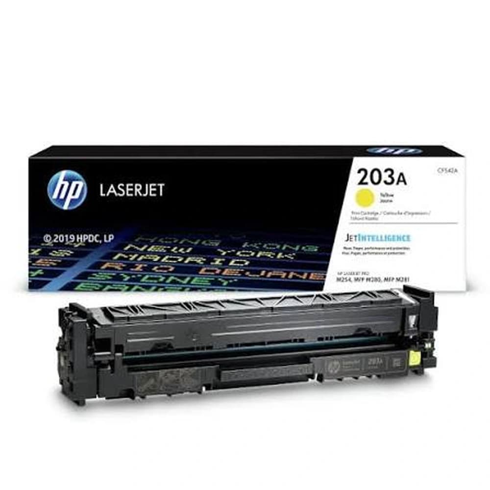 کارتریج اچ پی 203A Yellow | تونر زرد HP 203A CF542A