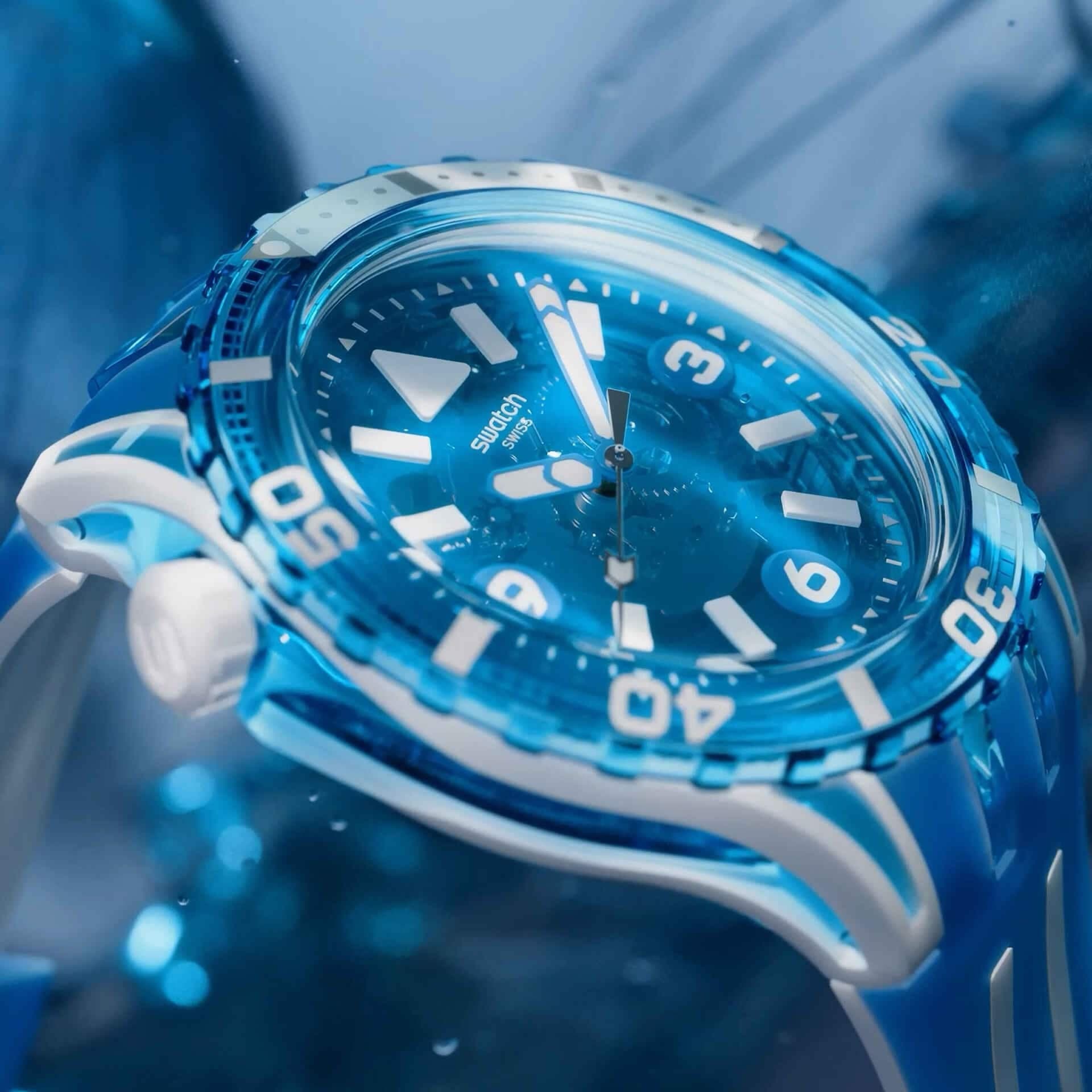 ساعت سواچ مدل SWATCH BLUE FIRE (SSCU09S100) — تصویر ۴