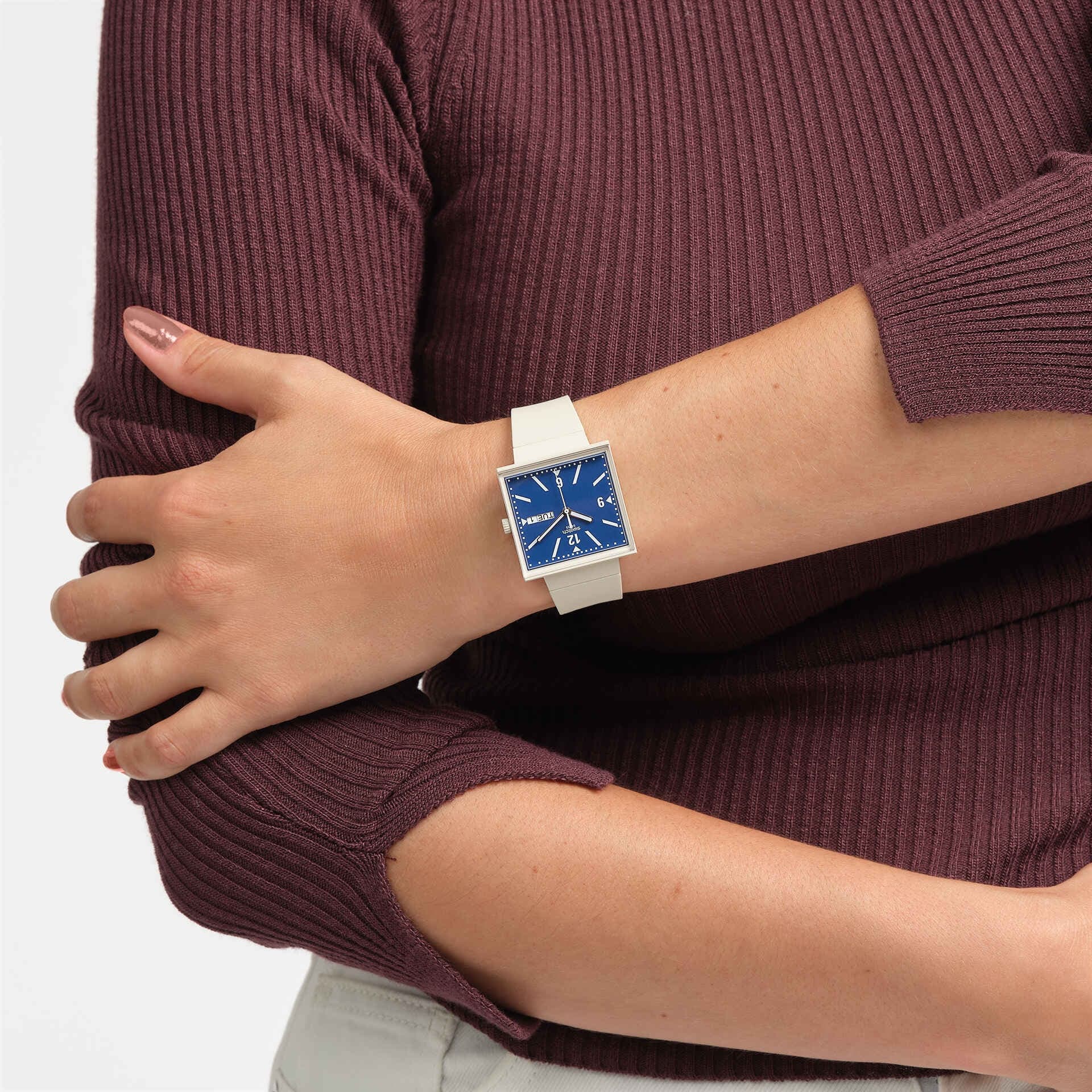 ساعت سواچ مدل SWATCH WHAT IF… BEIGE? (SO34T700-S14) — تصویر ۶