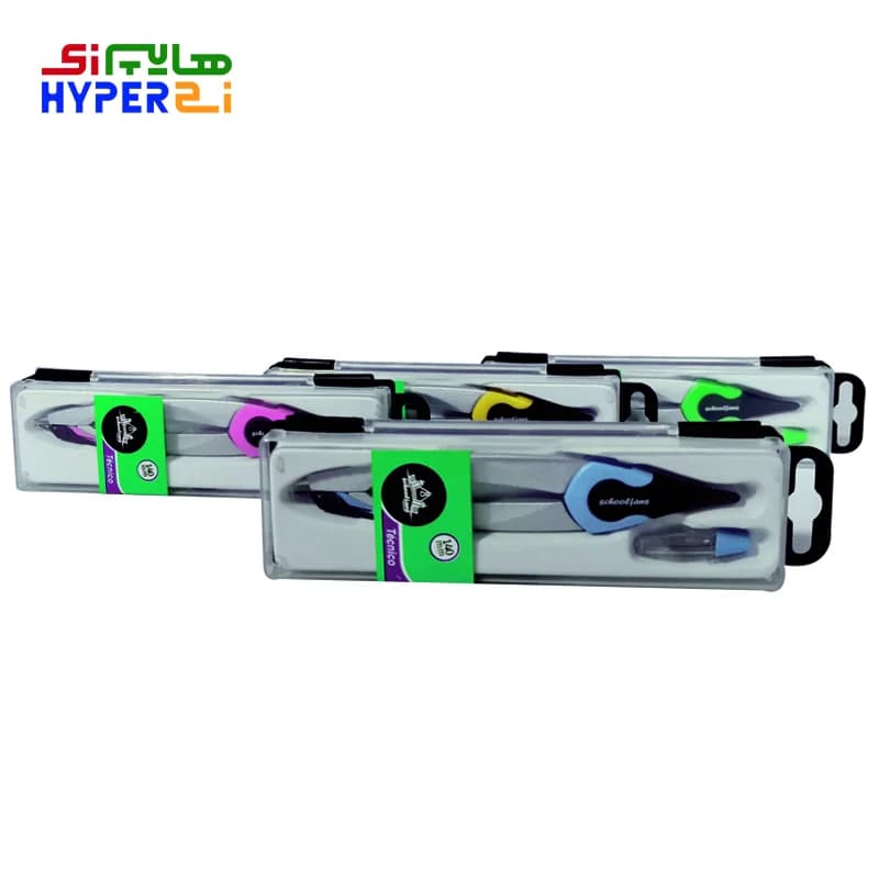 پرگار اسکول فنس آبی 140mm