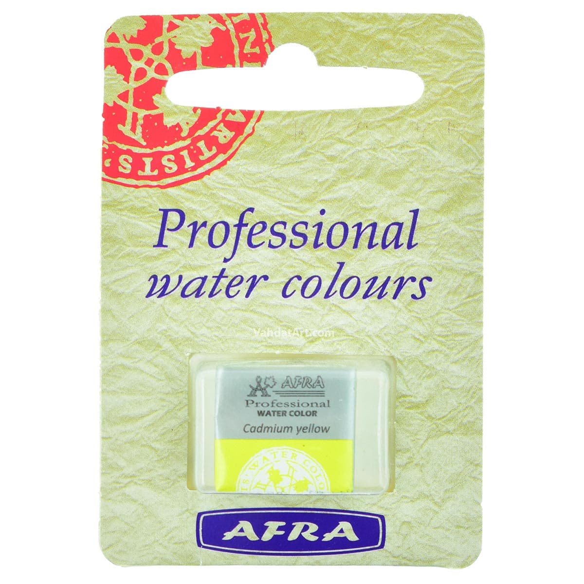 قرص آبرنگ افرا کد 213 زرد Cadmium yellow