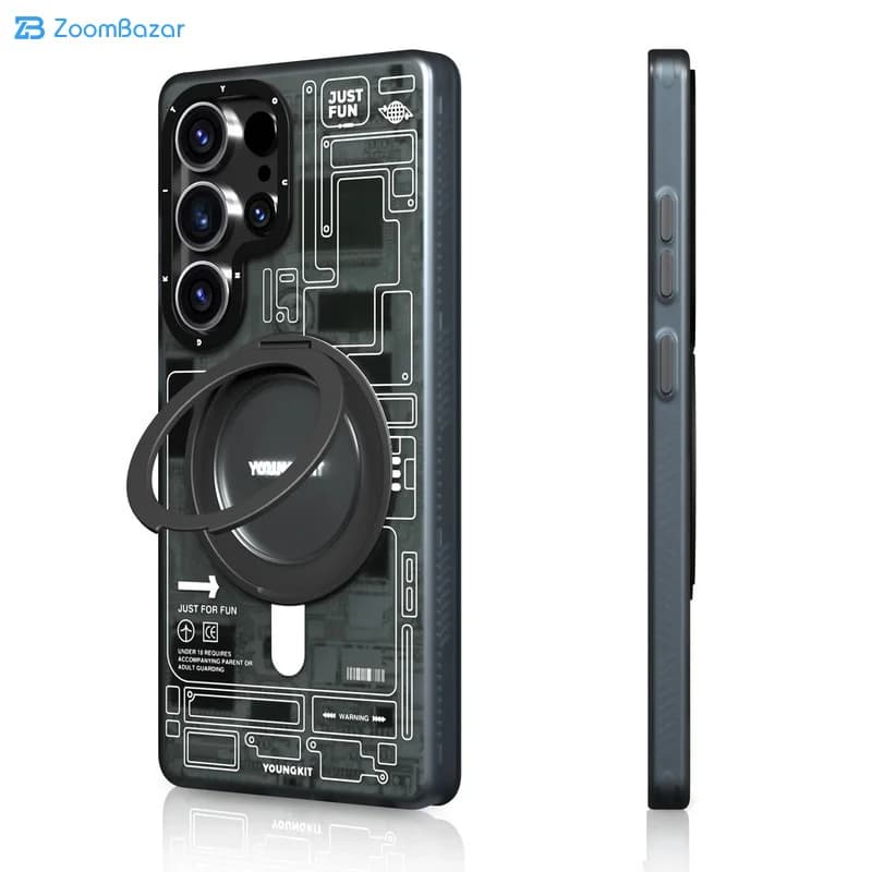 قاب یانگ کیت مدل Futuristic 360° مناسب برای گوشی موبایل سامسونگ Galaxy S25Ultra — تصویر ۷
