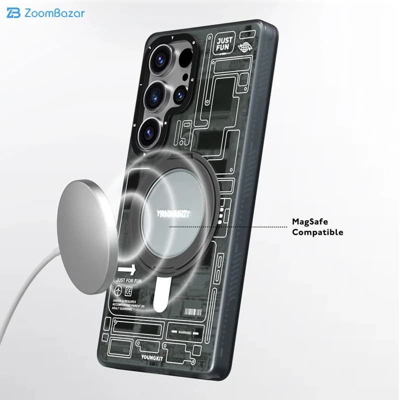 قاب یانگ کیت مدل Futuristic 360° مناسب برای گوشی موبایل سامسونگ Galaxy S25Ultra — تصویر ۹