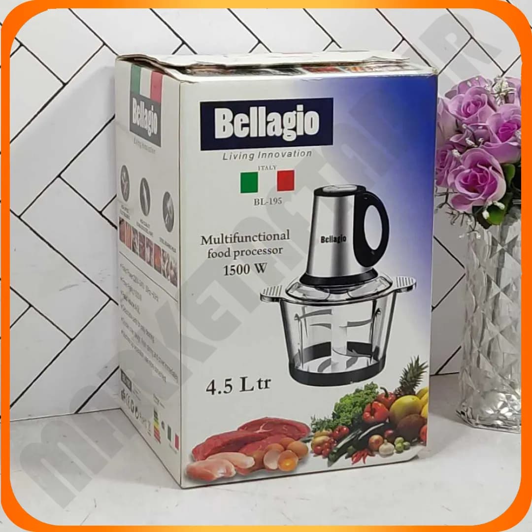 خرد کن 4/5 لیتر بدنه پیرکس 1500 وات BL-195 بلاجیو