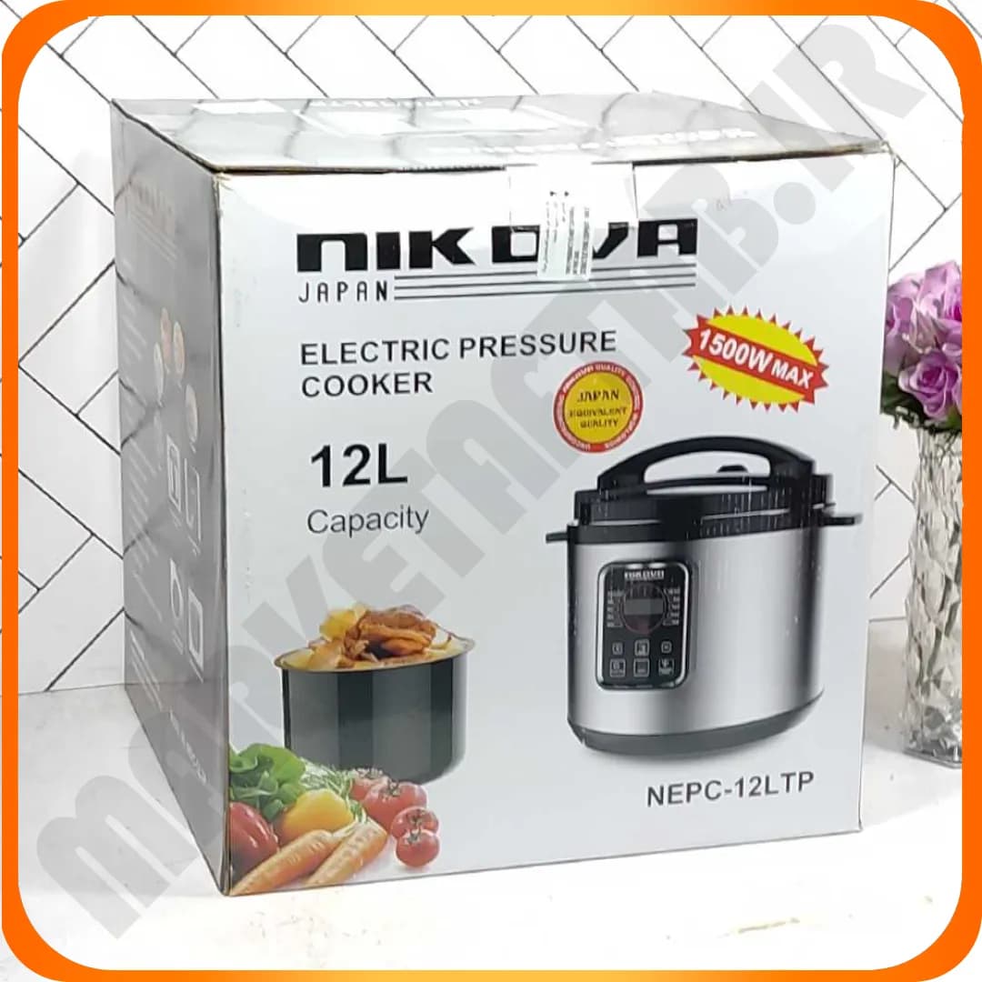 زودپز برقی 12 لیتر 1500 وات NEPC-12LTP نیکوا