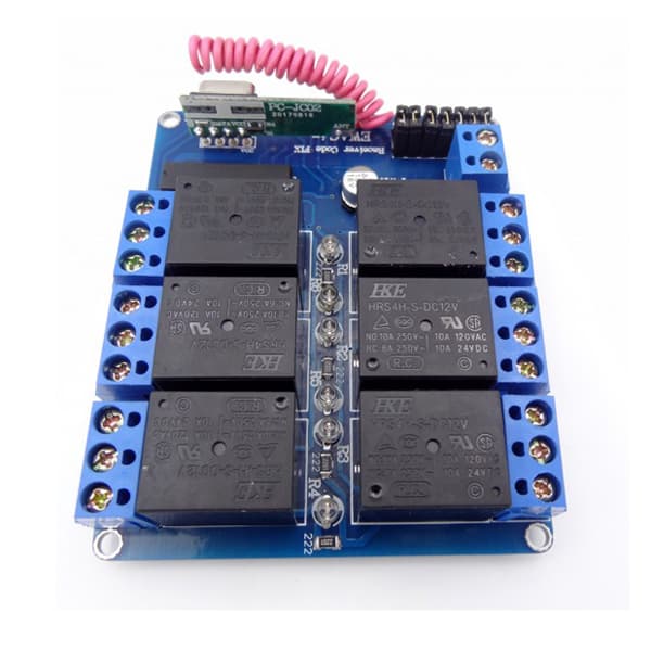 گیرنده 6 کانال کد فیکس به همراه ریموت با فرکانس 315Mhz — تصویر ۳