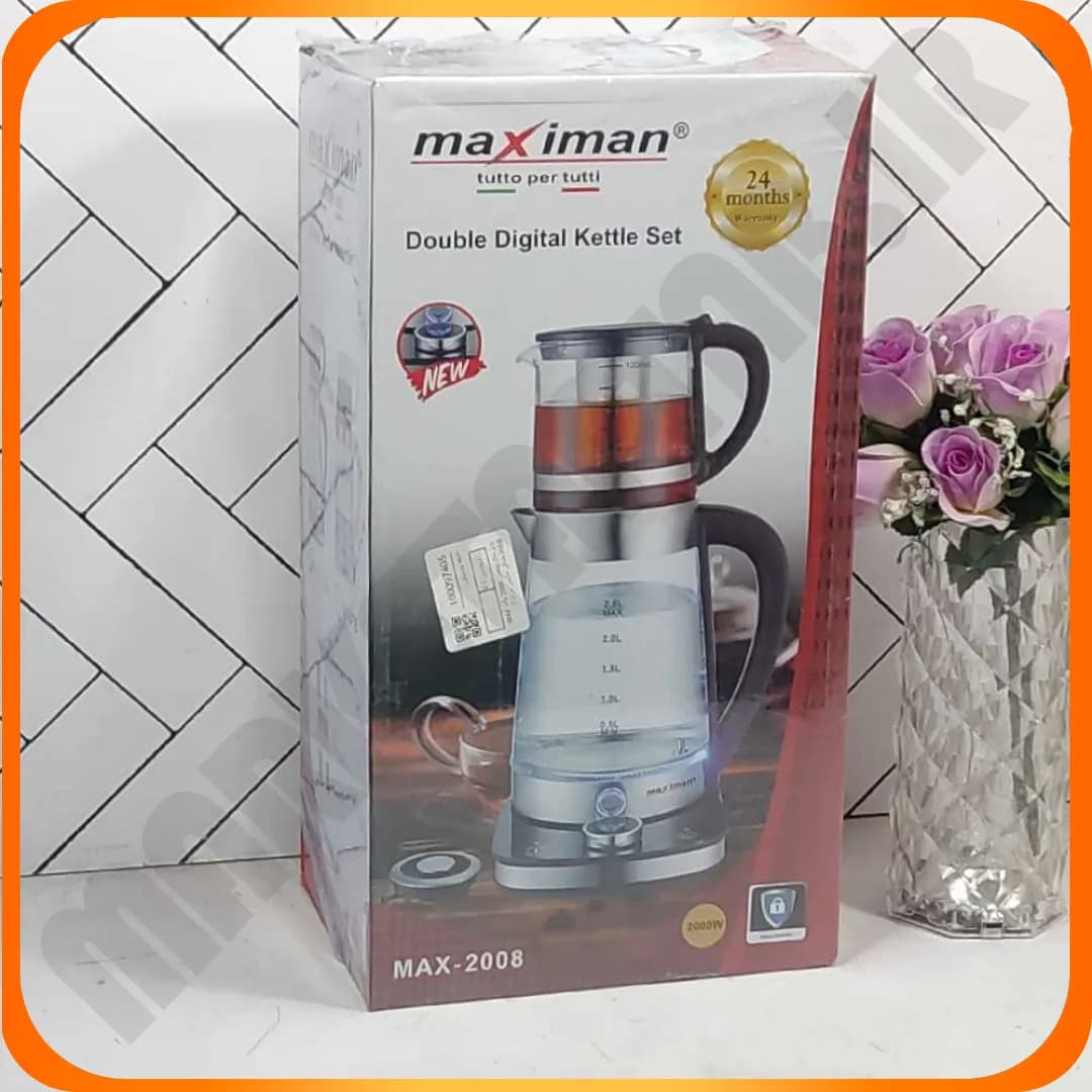 چای ساز روهمی 2000 وات MAX-2008 مشکی مکسی من