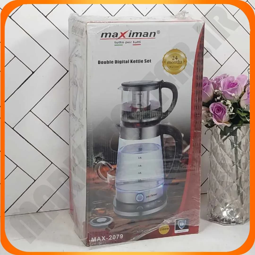 چای ساز روهمی 2000 وات MAX-2079 مشکی مکسی من