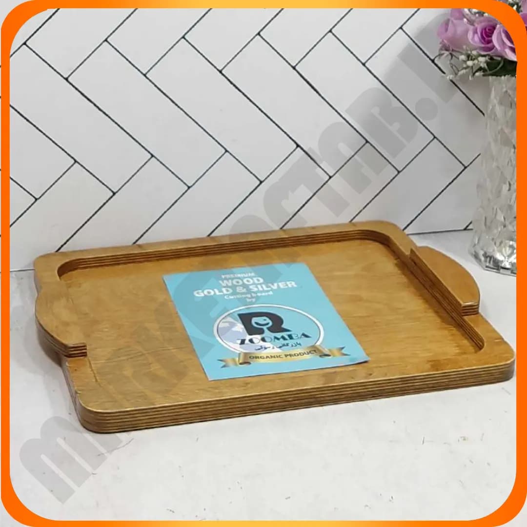 سینی تمام چوب مستطیل بزرگ زومبا