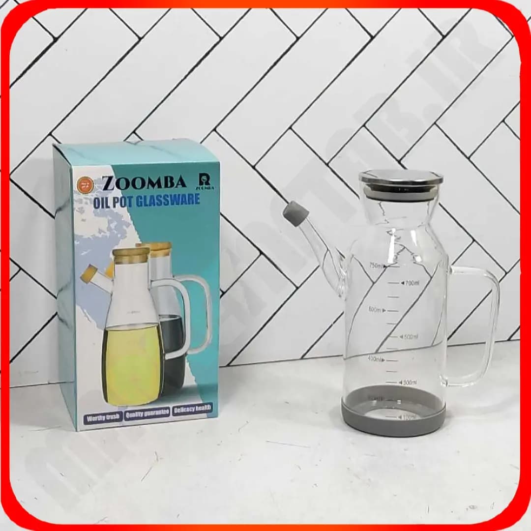 روغن ریز کف سیلیکون درب استیل حجم 750 میل زومبا
